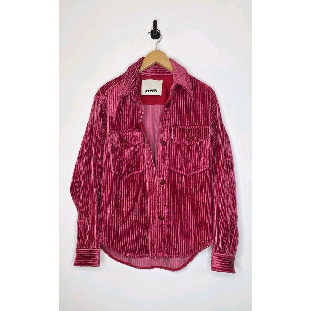 Isabel Marant Madiana Button Front Corduroy Jacket Women's 34 US Size 2 (XS)